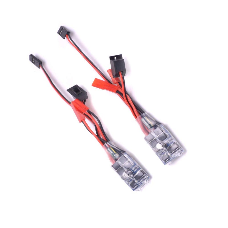 YoungRC RC 30a Brushed ESC Motor Speed Controller for 1/16 18 24 Car and Boat Tank W/o Brake(Pack of 2 Pcs) - Image 5
